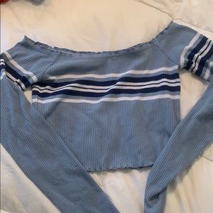 Me to We off the shoulder shirt